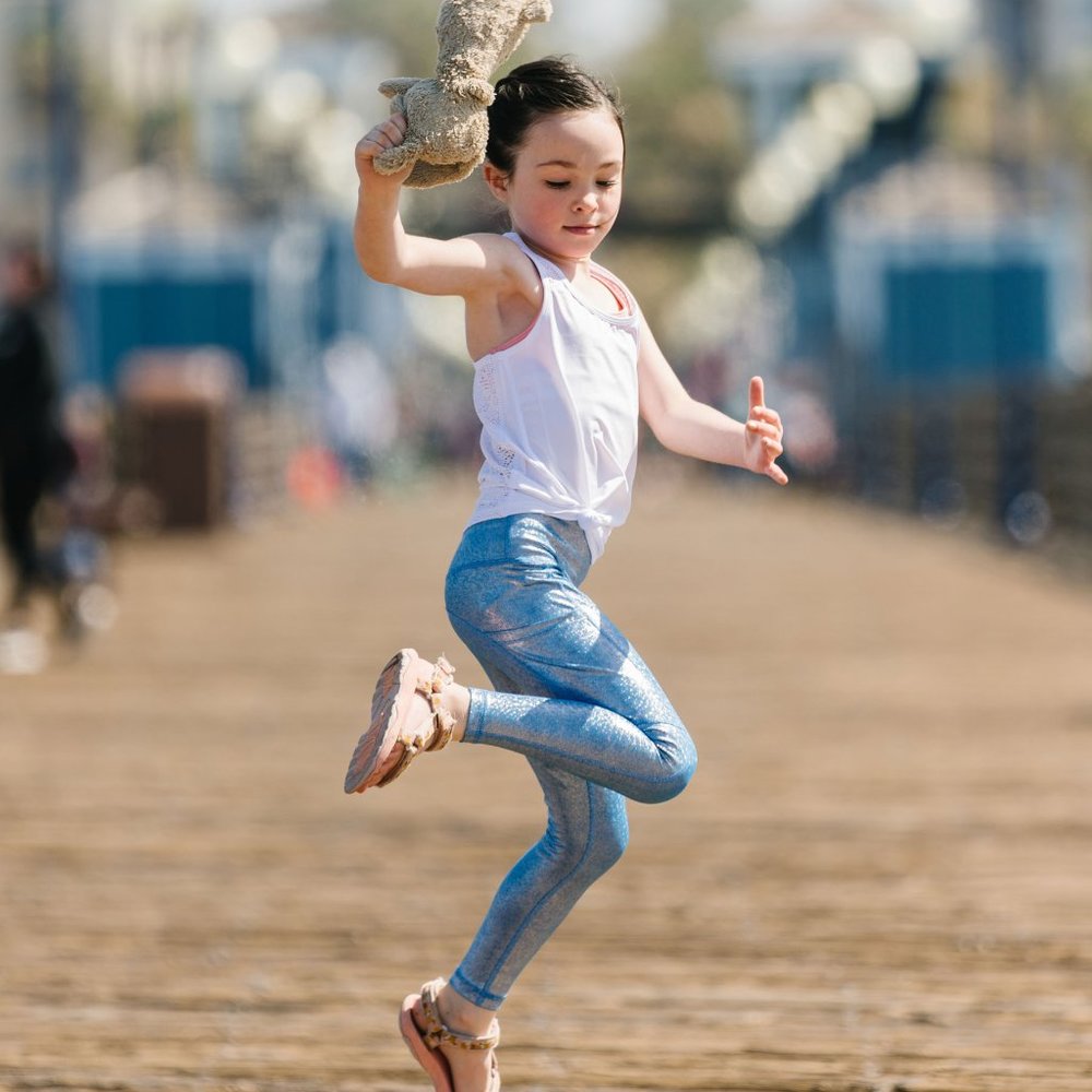 Zyia Mermaid Leggings - Girls Size 10-11, NWT